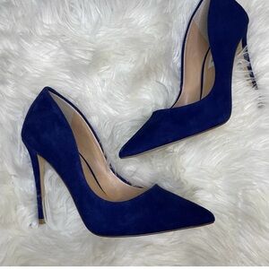 Steve Madden Deep Blue velvet Heels
